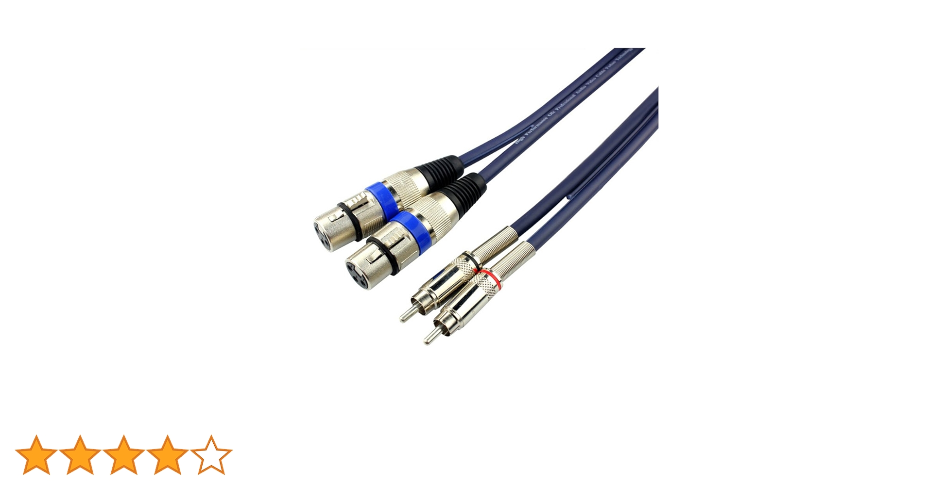 CANARE XLRケーブル キャノンメス-キャノンオス 1m 紫 2本セット CANARE EC20 青 XLRケーブル ITTキャノン仕様 XLR3(メス)- XLR3